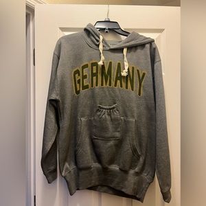 BNWT Disney Parks EPCOT Germany sweatshirt pullover hoodie beer holder